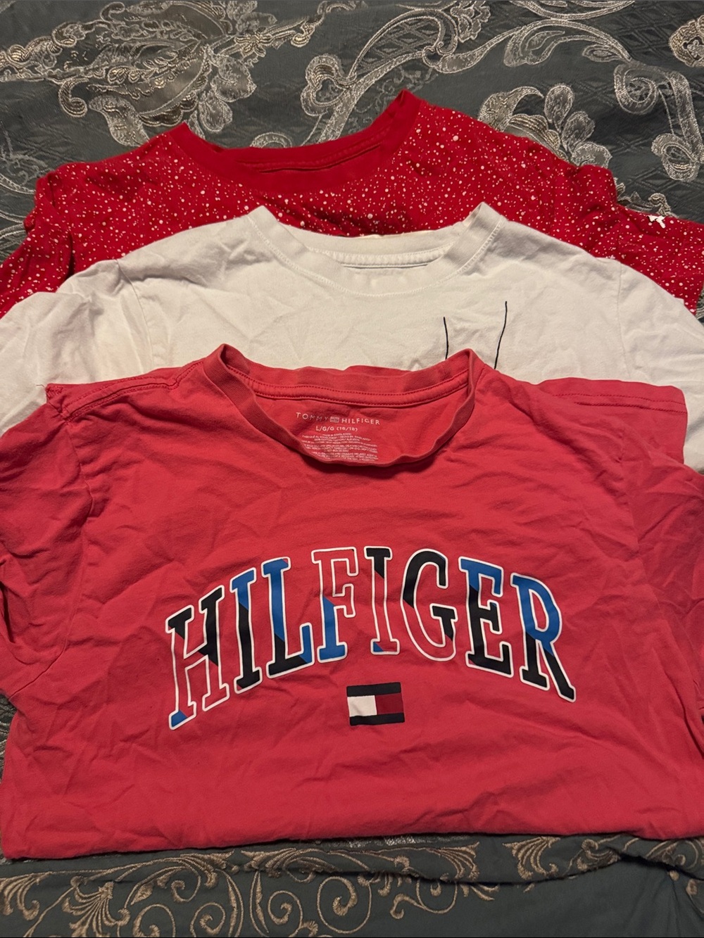 Bundle of Boys Logo Tees - Jordan & Tommy Hifiger